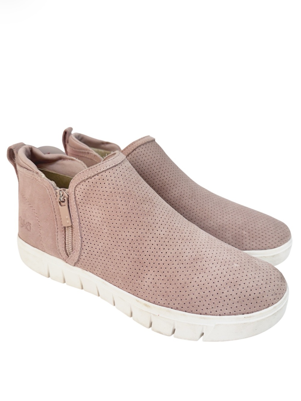 RYKA Hensley Leather High Top Sneaker Boot Mauve/Pink New! size 8.5
